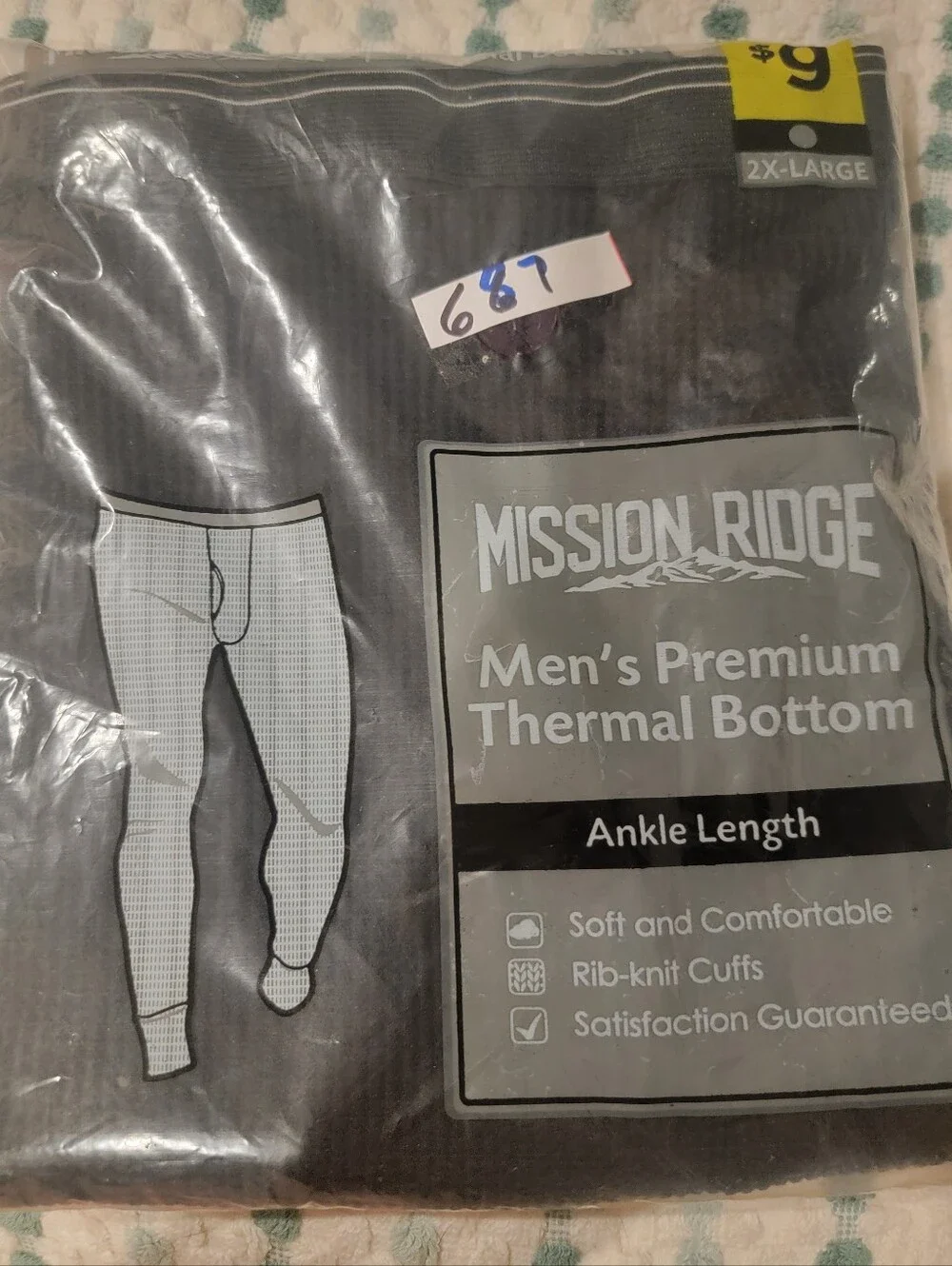 Men’s Premium Thermal Bottoms — Gray